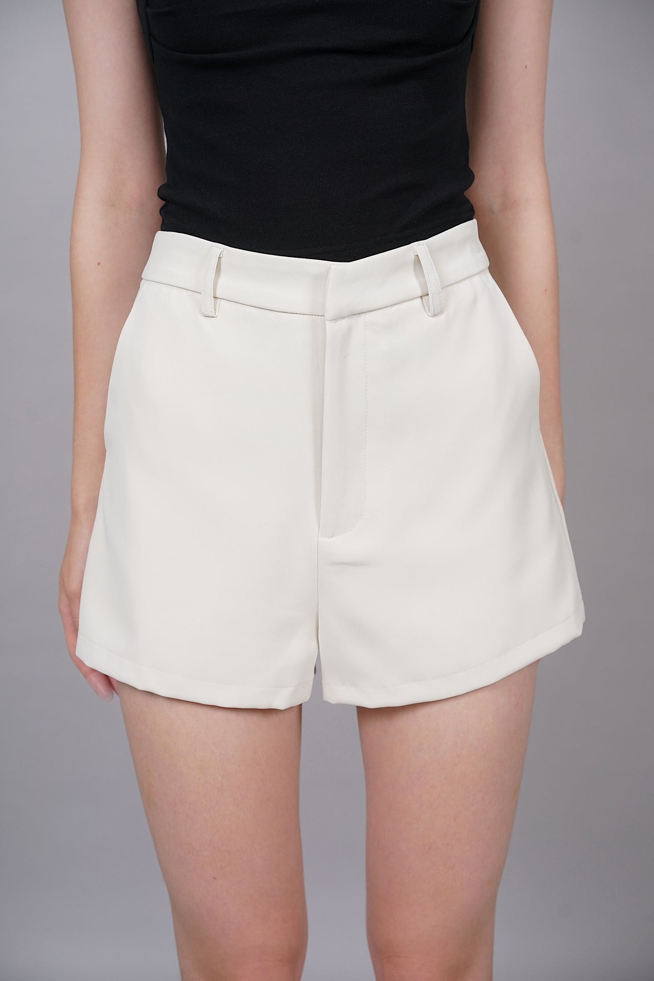 A-Line Shorts in Off White