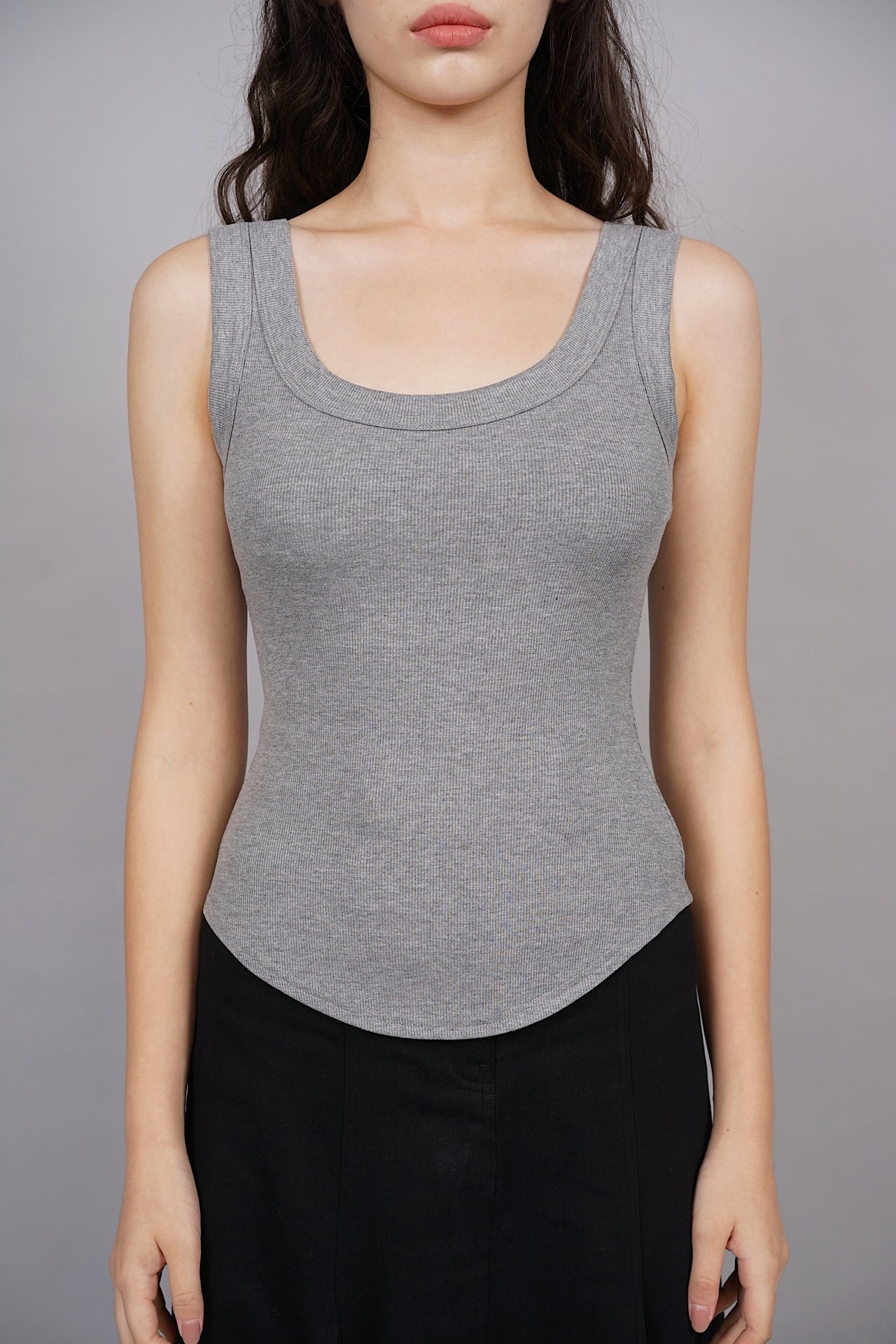 EVERYDAY / Knit Tank Top in Grey