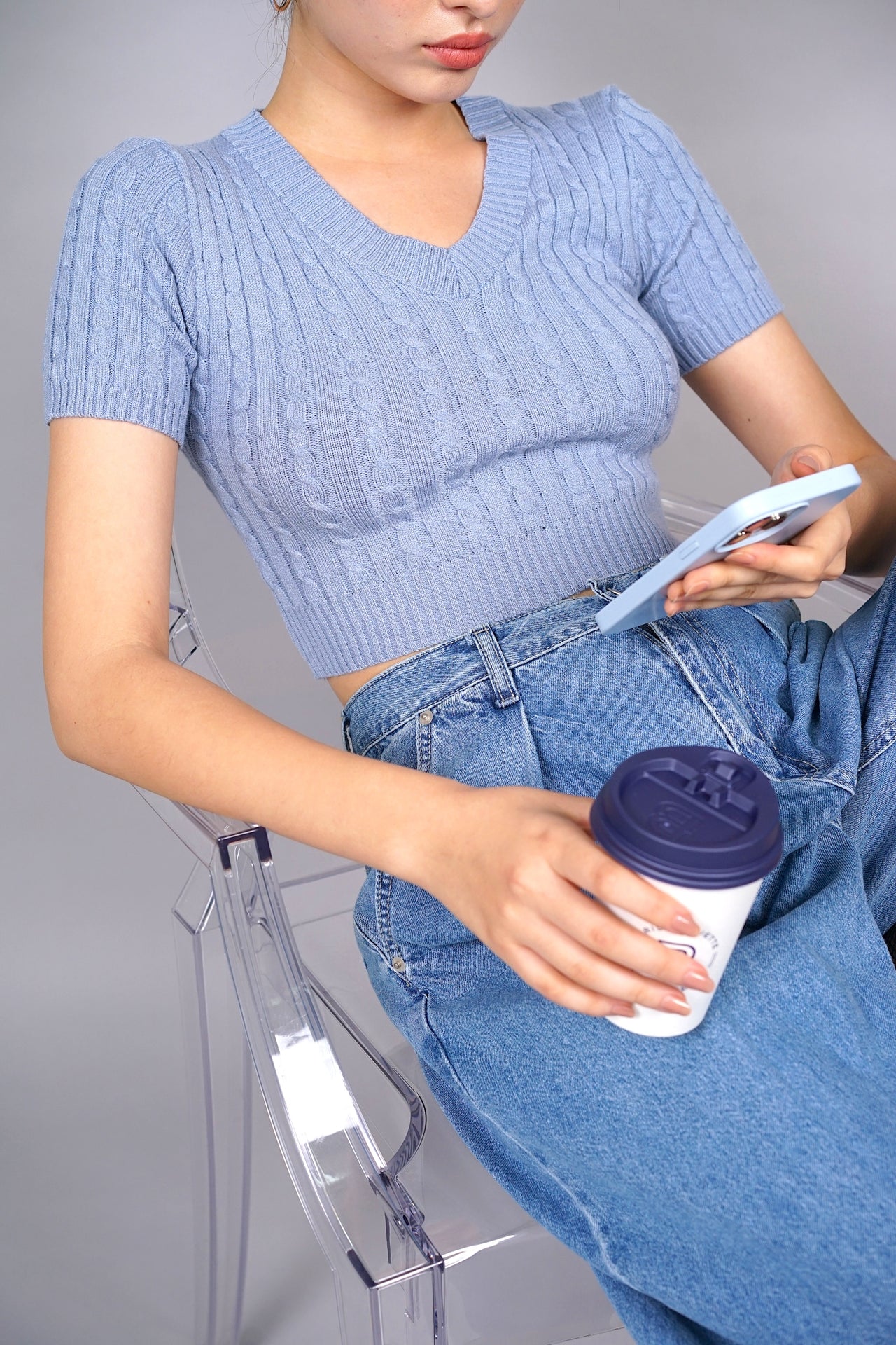 EVERYDAY / Jade Top in Blue