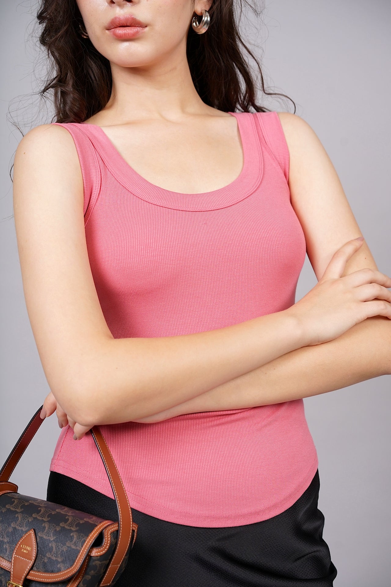 EVERYDAY / Knit Tank Top in Pink