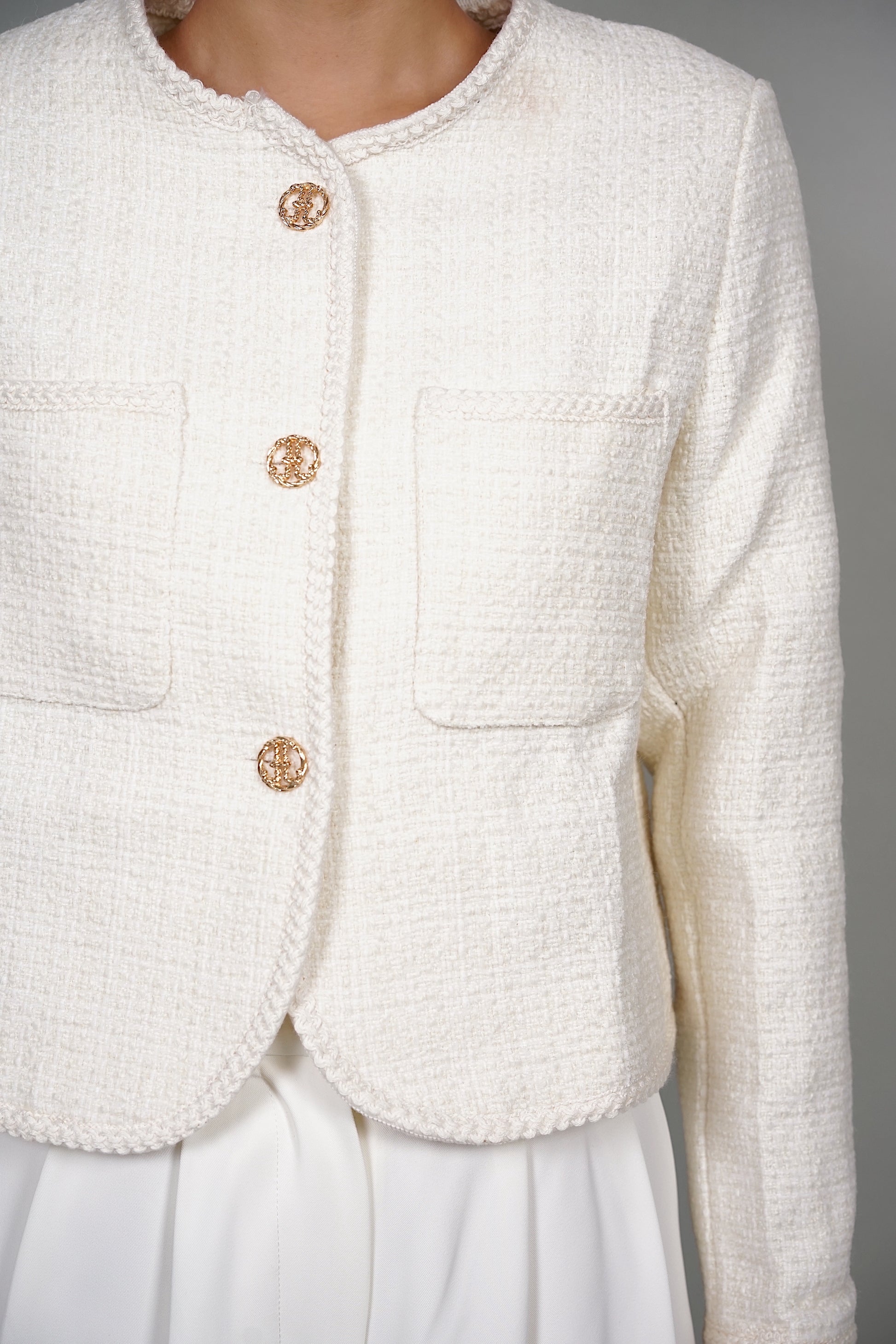 EVERYDAY / Erik Blazer Jacket in White Tweed - mds.store